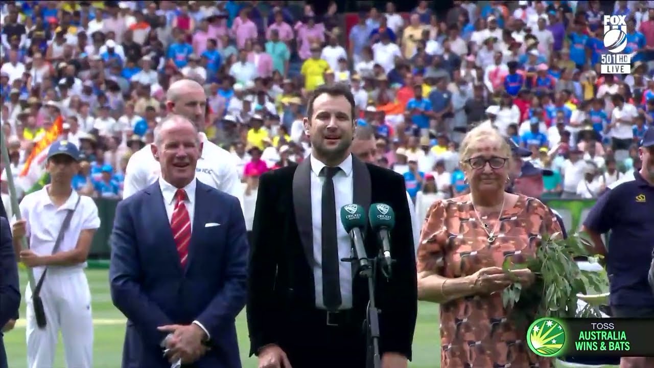 Play: Australian National Anthem, Boxing Day Test, MCG (2025)